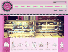 Tablet Screenshot of cakesbydarcy.com